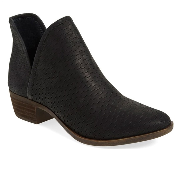 Lucky Brand Shoes - Lucky Brand Bashina Perforated Bootie Black